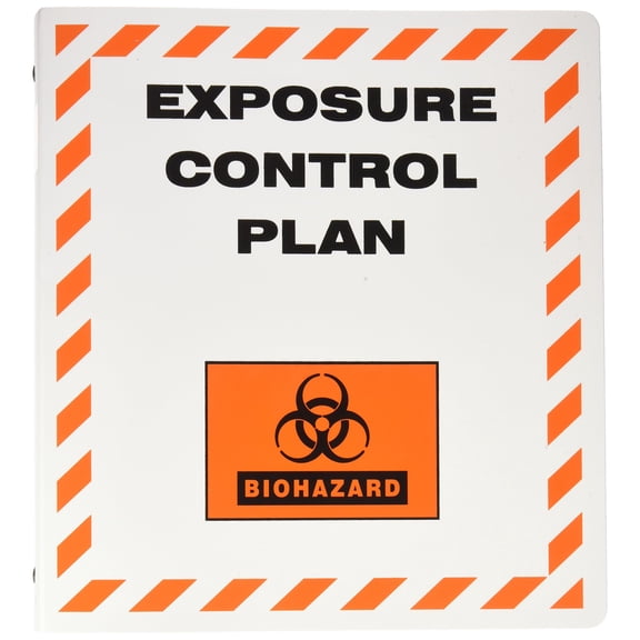 Brady BH2023 Binder, Exposure Control Plan, Polyethylene CA3