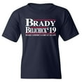 thumbnail image 1 of Brady Belichick '19 Make America Great Again Youth Short Sleeve T-Shirt-Navy-yl, 1 of 4