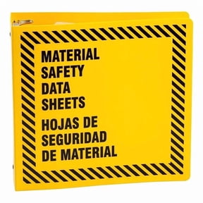Binder, Material Safety Data Sheets/Hojas de Seguridad de Material, 11 5/8 in W, 11 5/8 in H