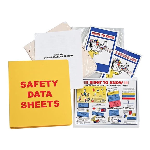 Brady Binder,Material Safety Data Sheets BR823A