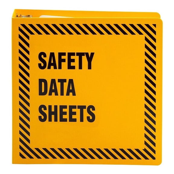 Brady Binder, Material Safety Data Sheets, 11 5/8 in W, 11 5/8 in H BR754Y