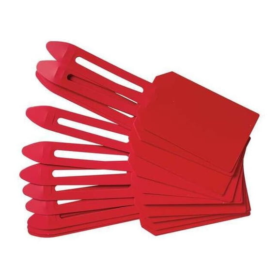 Brady Blank Shipping Tag,Plastic,Colored,PK25 30681