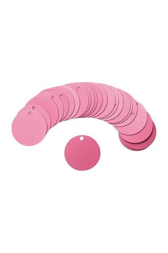 Blank Tag,Alum,1 1/2in H,1 1/2in W,PK25 87603