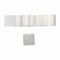 thumbnail image 1 of Brady Blank Tag, Aluminum, 1 1/2 in H x 1 1/2 in W, Silver, Square, 25 PK 87631, 1 of 1