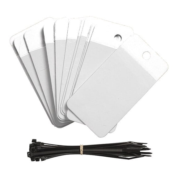 Brady Blank Tag,Polyester,Colored,PK25 102009