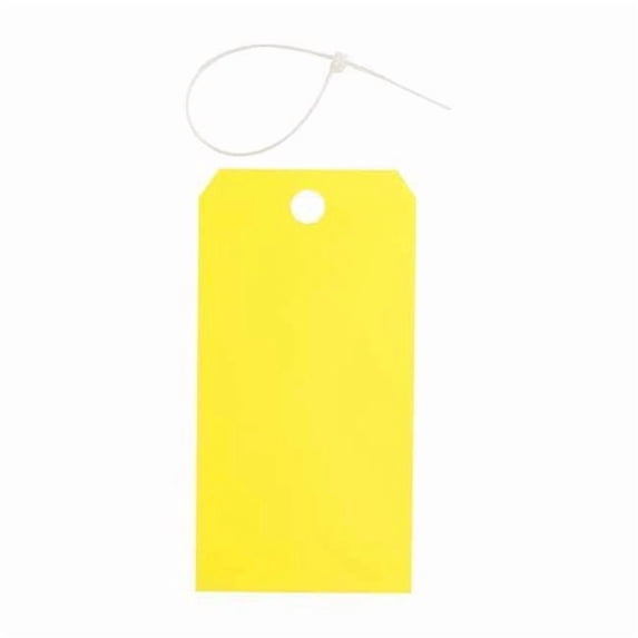 Brady Blank Tag,Polyester,Colored,PK25 65350
