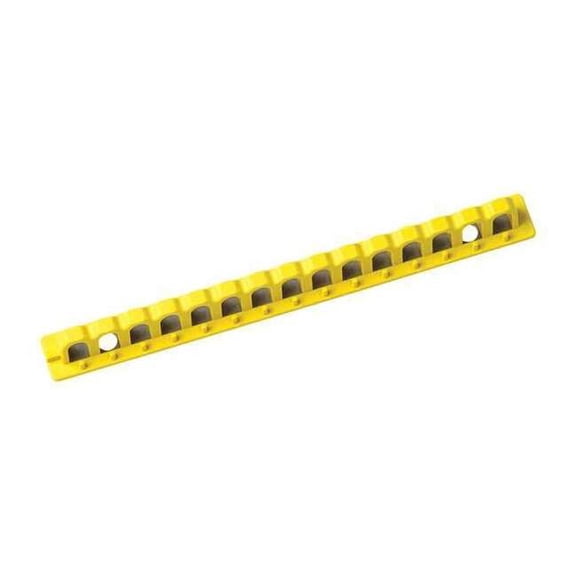 Circuit Breaker Lockout Rail, Yellow, Fiberglass Reinforced Nylon, 15 Max. No. of Padlocks
