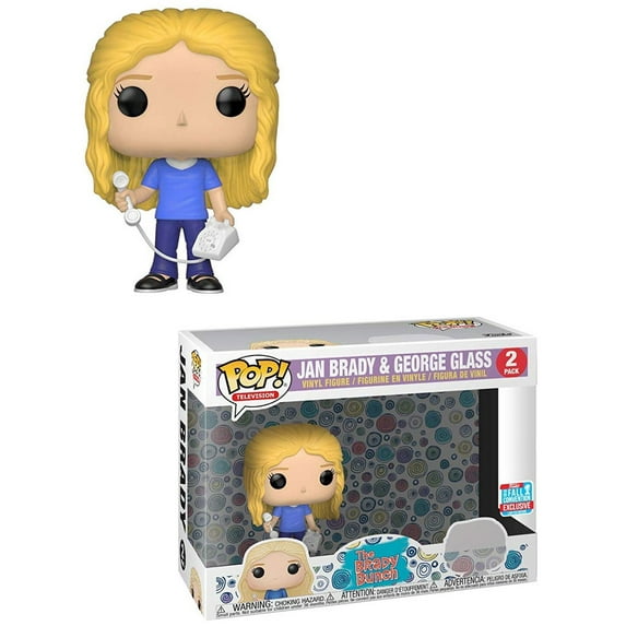 Brady Bunch Funko POP! TV Jan Brady & George Glass Vinyl Figure