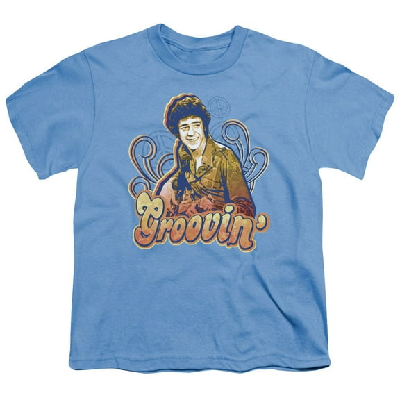 Brady Bunch Groovin Youth 18/1 T-Shirt Carolina Blue