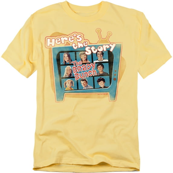 Brady Bunch - Heres The Story - Short Sleeve Shirt - Medium