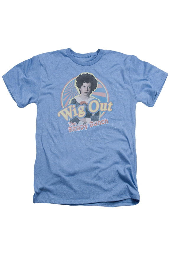 Brady Bunch - Wig Out - Heather Short Sleeve Shirt - XX-Large