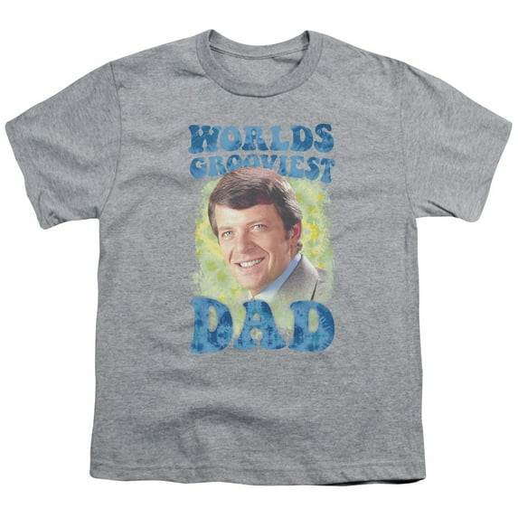 Brady Bunch - Worlds Grooviest - Youth Short Sleeve Shirt - Large