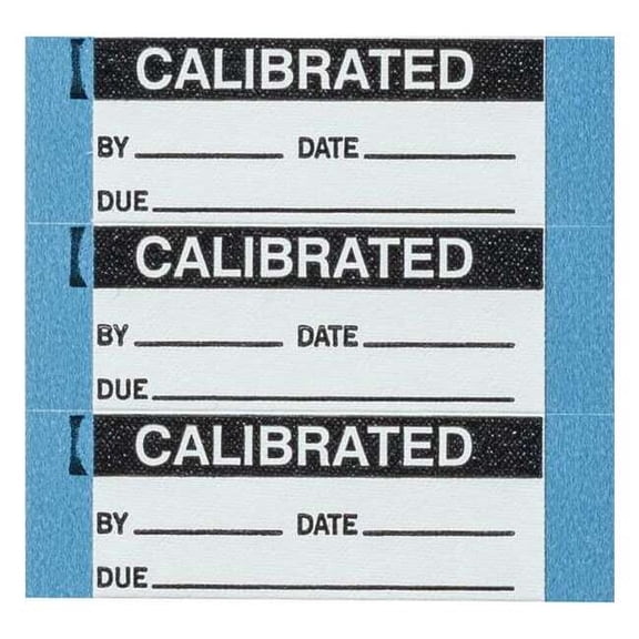 Brady Calibration Labels 0.625" H x 1.5",PK 25 WO-41-PK