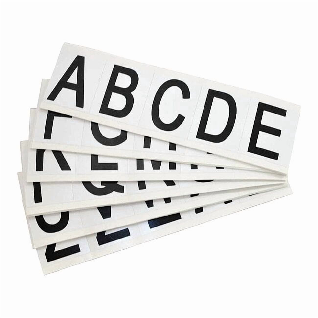 Brady Carded Letters,A Thru Z,2-1/4 In. H,PK25 9714-LTR KIT