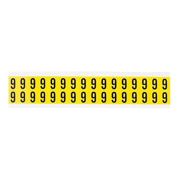 Brady Carded Numbers and Letters,6,PK32 3420-6