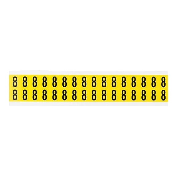 Brady Carded Numbers and Letters,8,PK32 3420-8