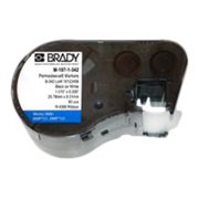New Brady M-187-1-342 Polyolefin B-342 Black on White Label Maker Cartridge