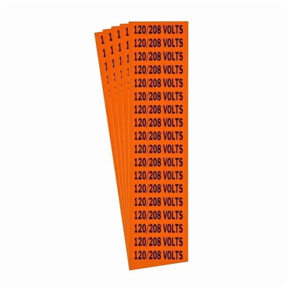 Brady Conduit and Voltage Sign and Labels,PK5 152385