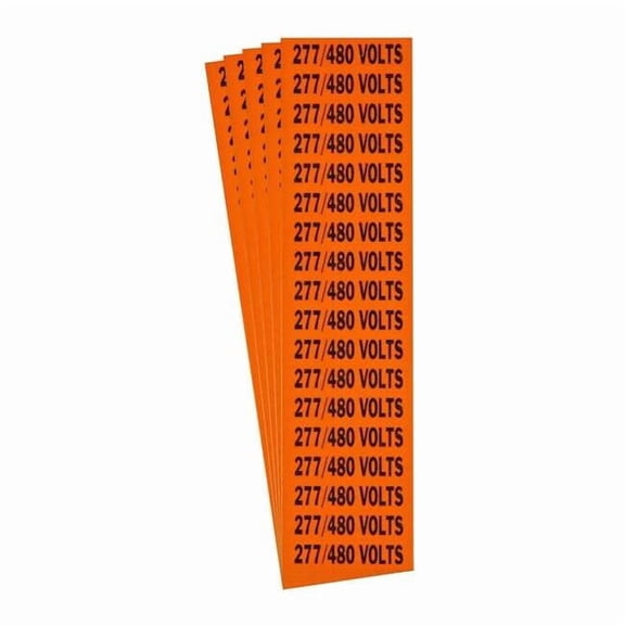 Brady Conduit and Voltage Sign and Labels,PK5 152485