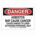 thumbnail image 1 of Brady Danger Sign, 7 in H, 10 in W, Polyester, Rectangle, English, 125810 125810, 1 of 1