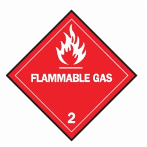 Brady DOT Container Label, 4" H, 4" W, 121066,PK500 121066