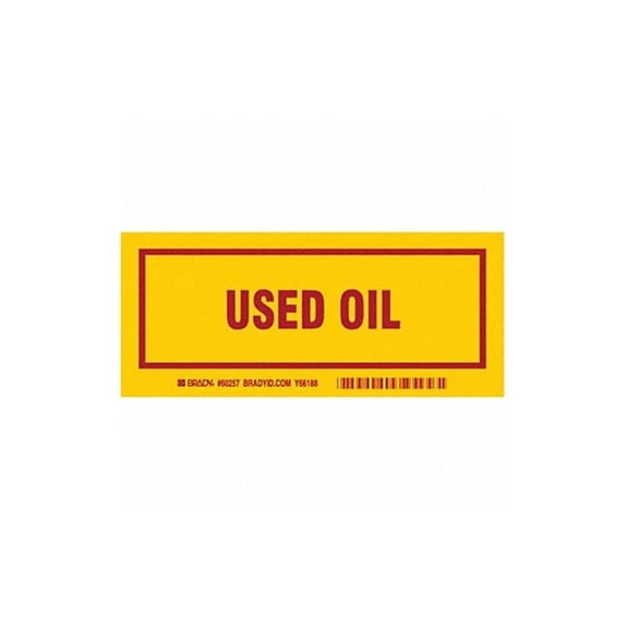 Brady DOT Handling Label, Language English, Handling Label/Placard Type Waste