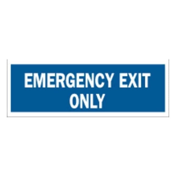 Brady Emergency Exit Sign