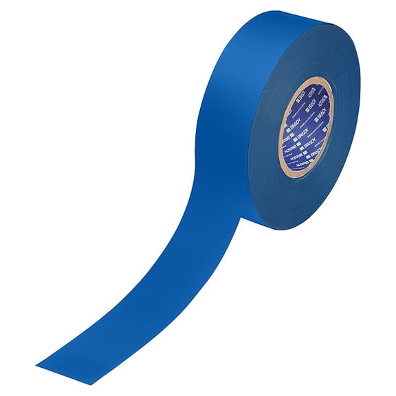 Brady Floor Marking Tape,Blue,2"W,100ft 177019