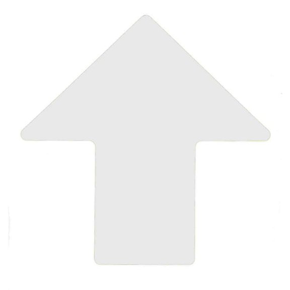 Brady Floor Marking Tape,White,10" L,PK 25 175659