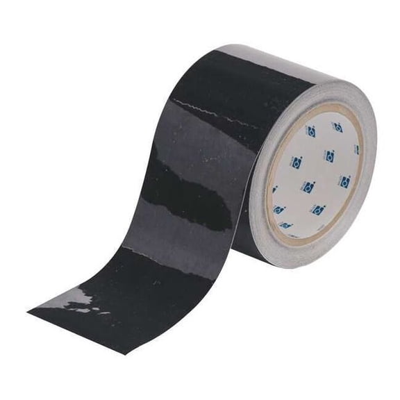 Brady Floor Tape,Black,3 inx100 ft,Roll 104340