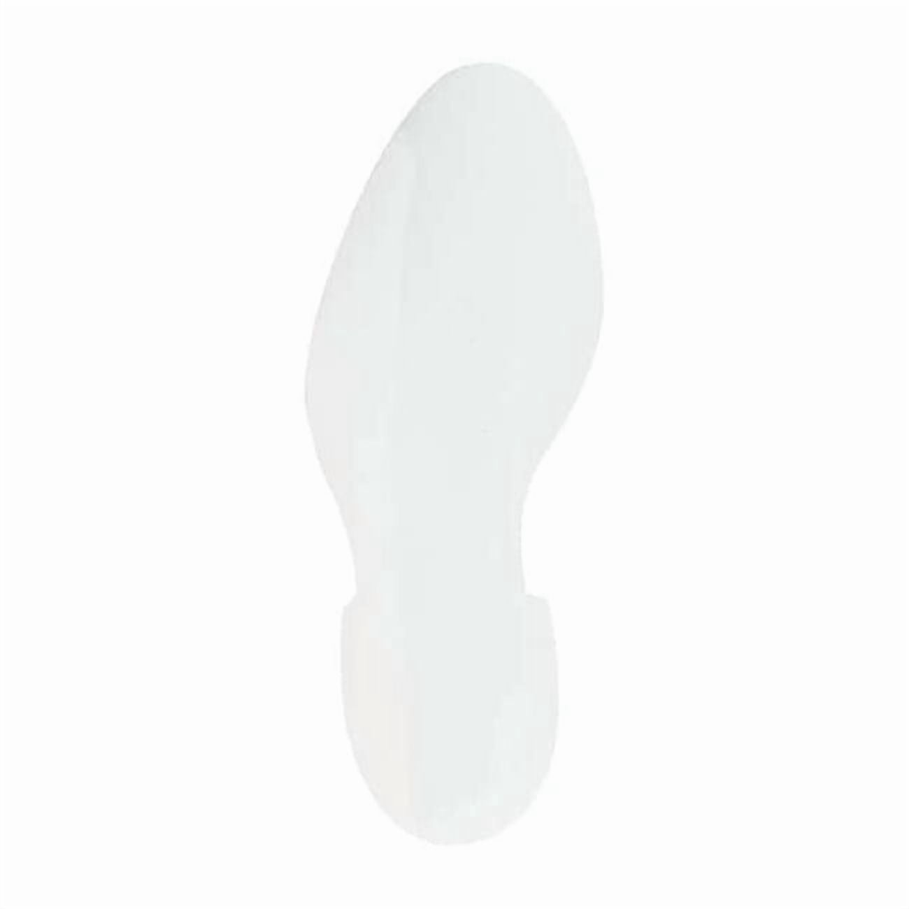 Brady Floor Tape,White,3 1/2 inx12 in,Foot 55358
