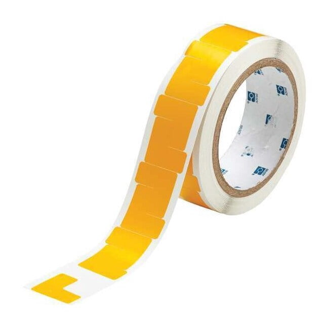 Brady Floor Tape,Yellow,1 3/32 inx1 in,L,PK750 121415