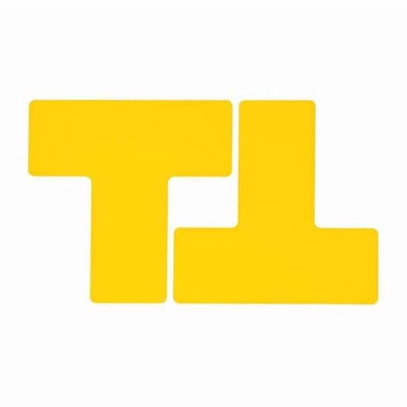 Brady Floor Tape,Yellow,3 inx8 in,T,PK20 104451