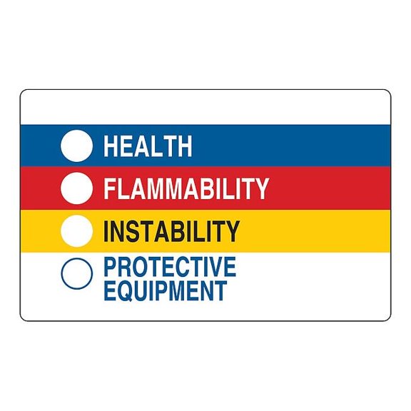 Brady HMIG Label,1-7/8 In. H,3 In. W,PK500 60320