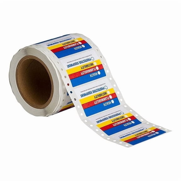 Brady HMIG Label,1-7/8 In. H,3 In. W,PK500 60321
