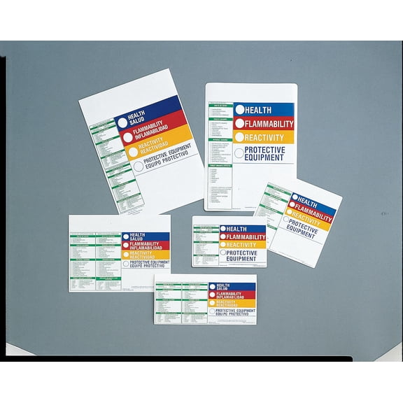 Brady HMIG Label,10 In. H,7-1/2 In. W,PK100 829LS