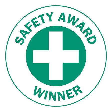 Hard Hat Emblem Labl,2in. dia.,Vinyl,PK4, 49555 49555