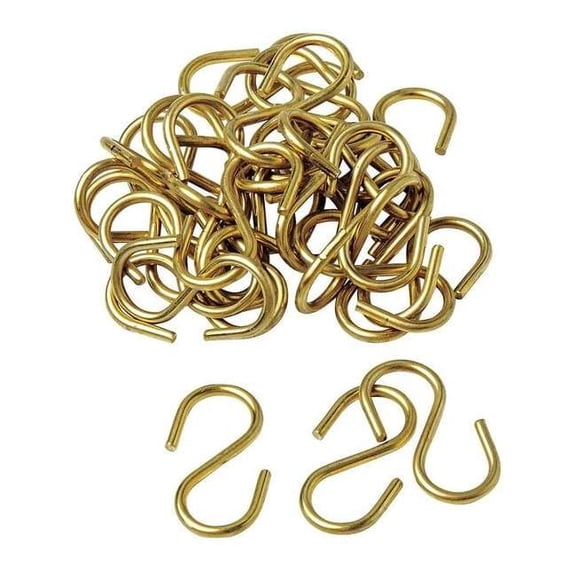 Brady S Hook,Brass,PK100 23305