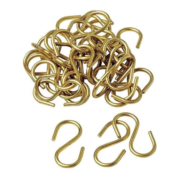 Brady S Hook,Brass,PK100 23305