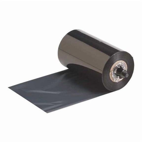 Brady Ribbon, 4-21/64" W, 984 ft. L, Black IP-R6007