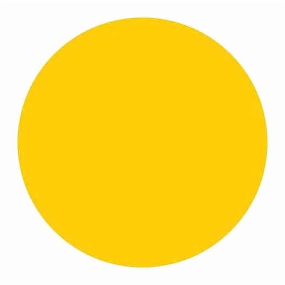 Brady Inventory Label, Yellow, Paper, PK500 30668
