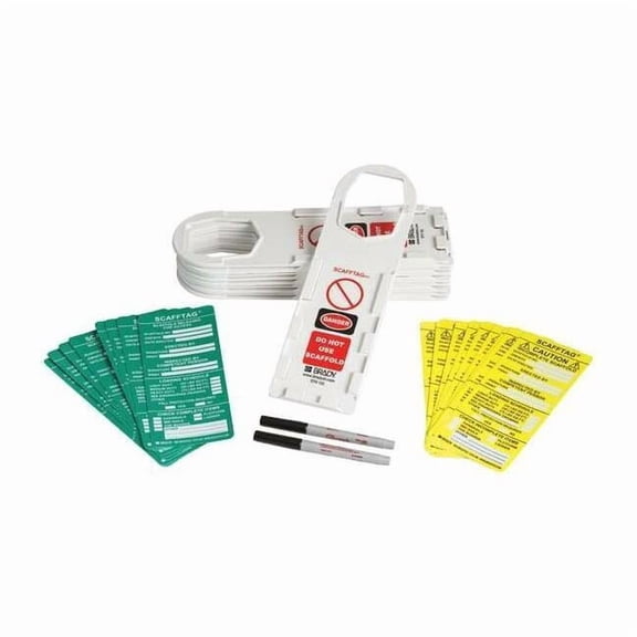 Brady Kit,11 3/4 in H,3 1/2 in W,PVC SCAF-STH132A