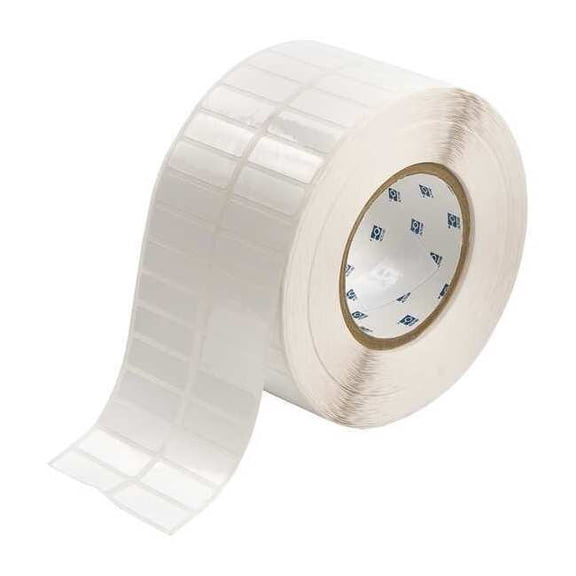 Brady Pre-Cut Label Stock Roll, White, Gloss THT-37-423-10