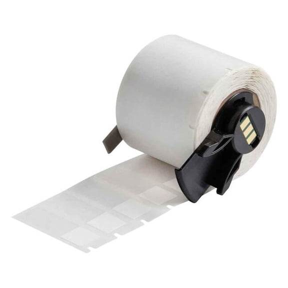 Brady Wraparound Label, White, Vinyl, 1/2 in W M6-29-427