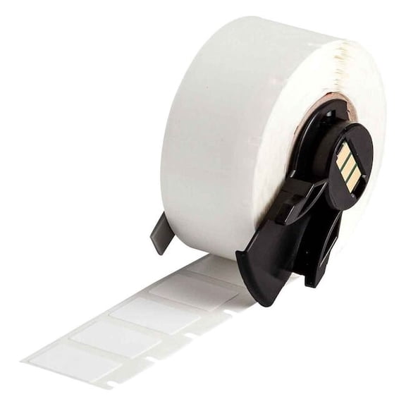 Brady Wraparound Label, White, Nylon, 1/2 in W M6-11-499