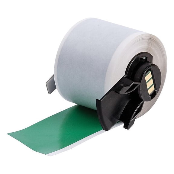 Brady Label,1 29/32 in W,Outdoor,Green M6C-1900-439-GR