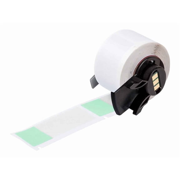 Brady B-427 - Vinyl - matte - permanent acrylic adhesive - 102 micron - green - 2.5 in x 1 in 100 label(s) (1 roll(s) x 100 self-laminating labels - for Brady BMP61, BMP71, M610, M611, M710
