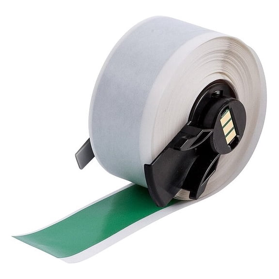 Brady Label,1 in W,Outdoor,Green M6C-1000-439-GR