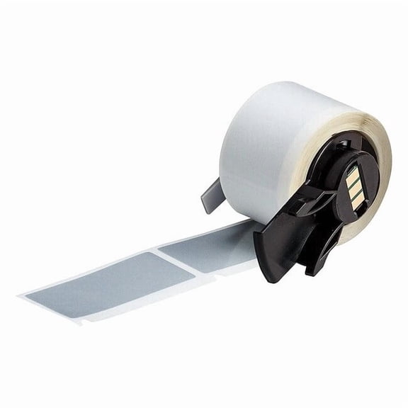 Brady Pre-Cut Label Stock Roll, Silver, Matte M6-20-7576