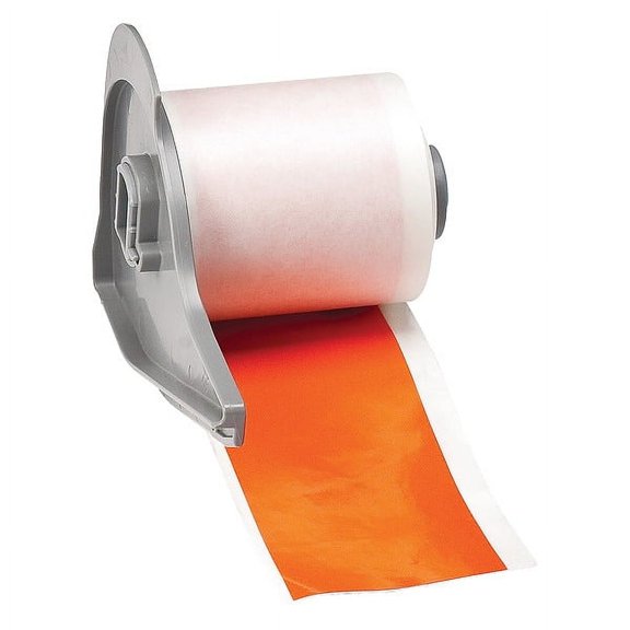 Brady Label,2 in W,Outdoor,Orange M7C-2000-595-OR